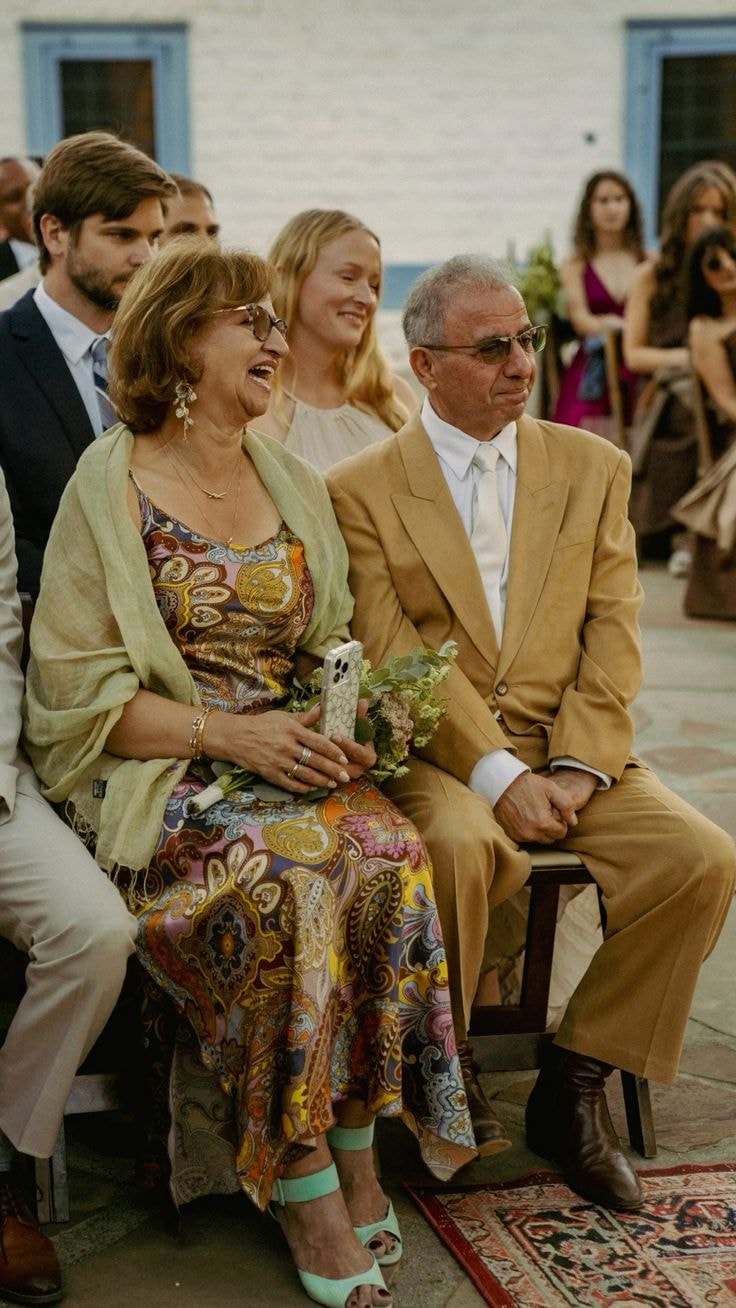 Garden formal attire reference — ceremony guests