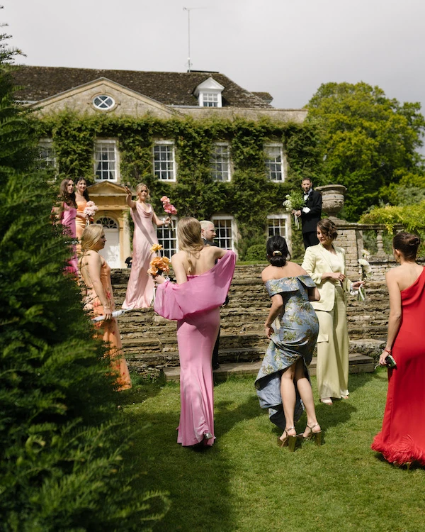 Garden formal attire inspiration moodboard